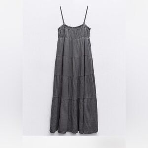 Zara Charcoal Maxi Dress